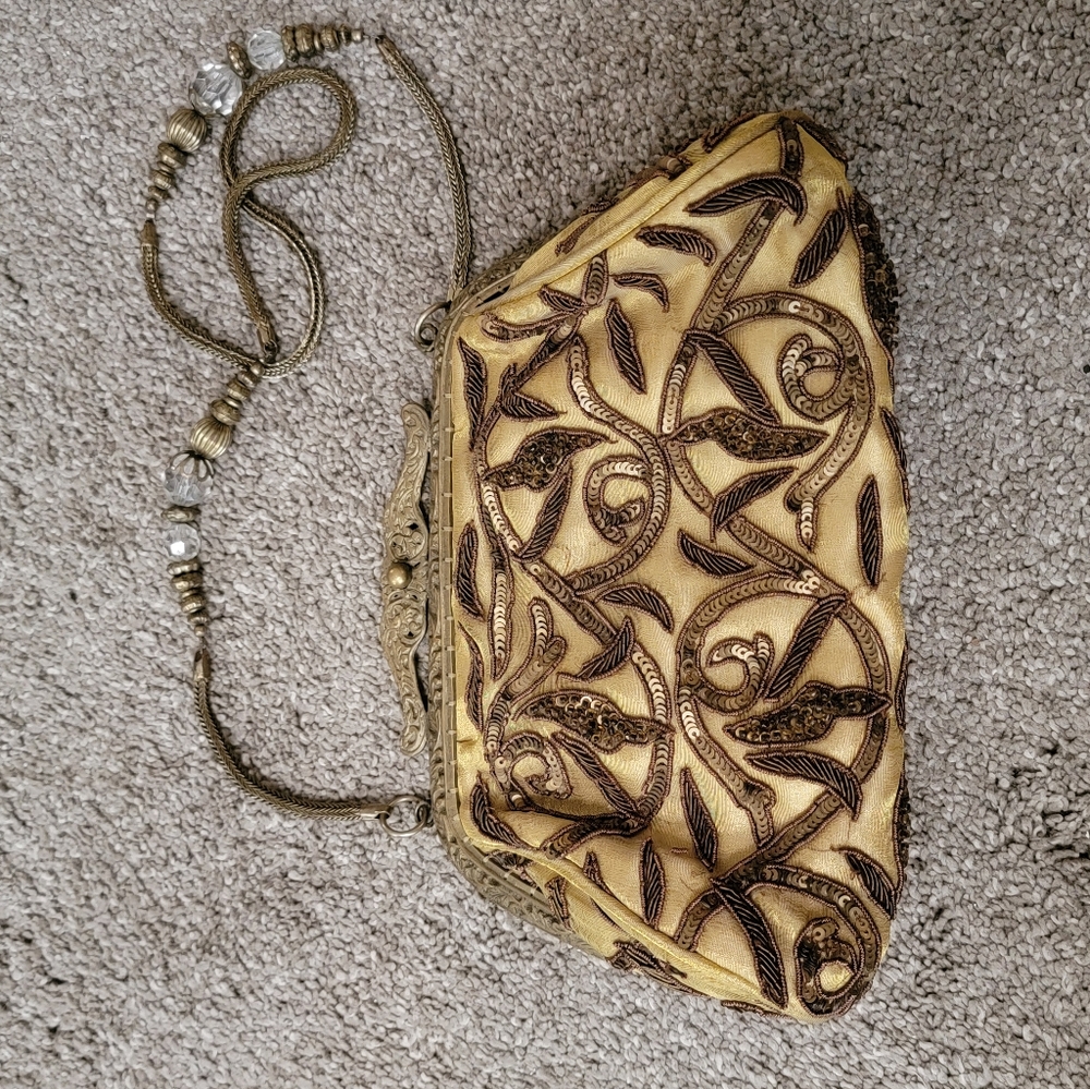 Beaded Handbag great for evening or casual with jeans.